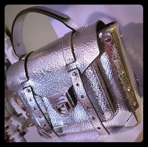 SOLD Michael Kors Manhattan Medium MetallicHandbag